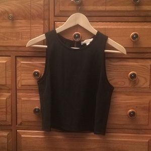 Black Crop top